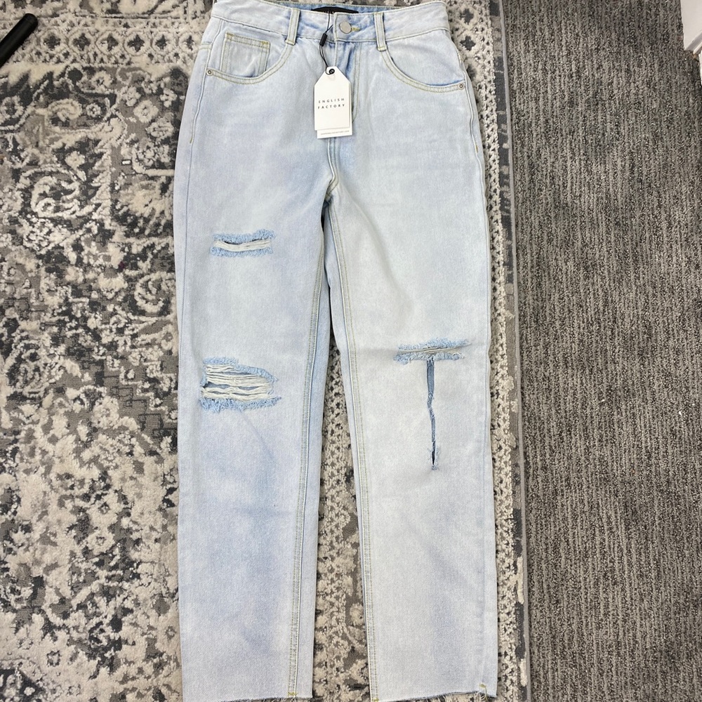 High waisted denim